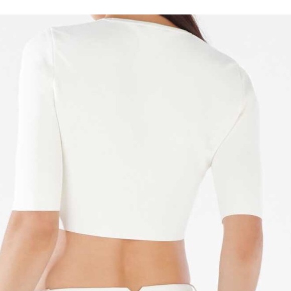 Elenora Knit Crop Top BCBGMAXARIA - Picture 2 of 7